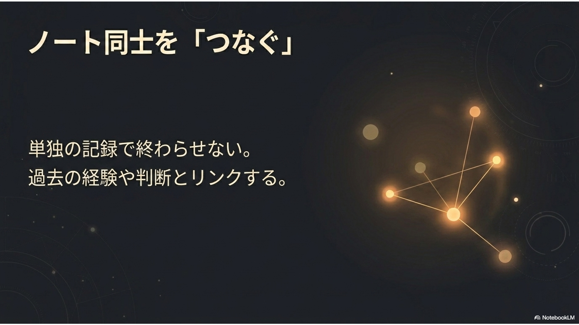 ノート同士をつなぐ